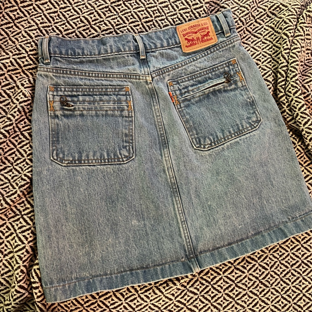 Levi Strauss Size 27 Denim Skirt